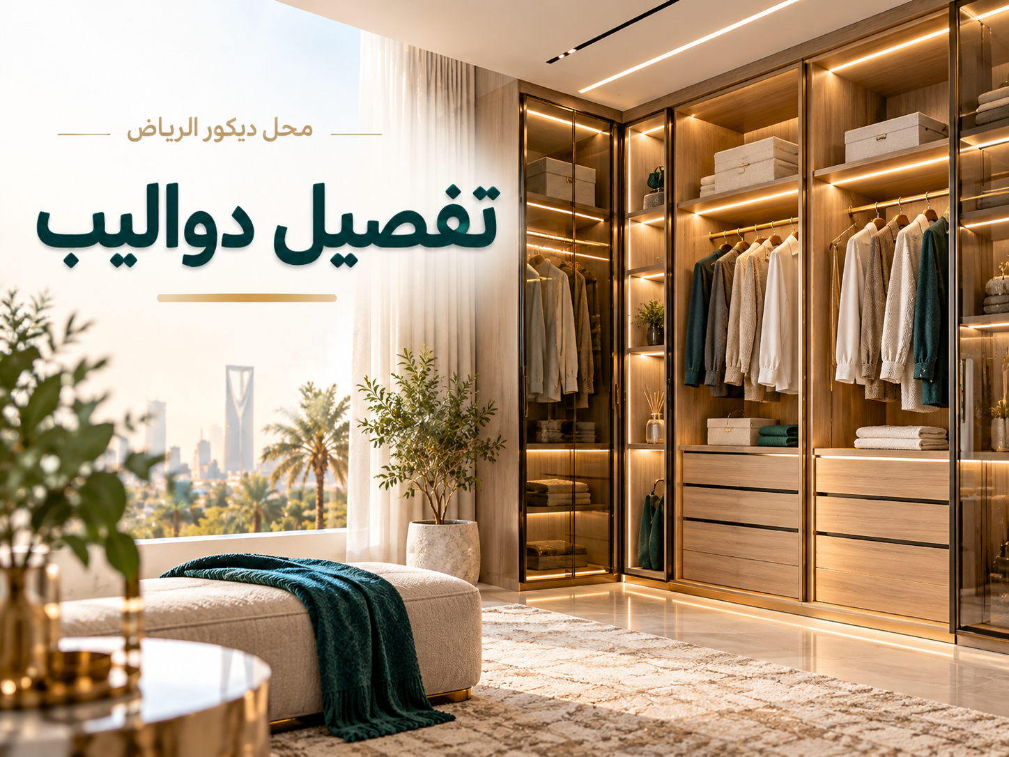 دواليب حسب المساحة في الرياض