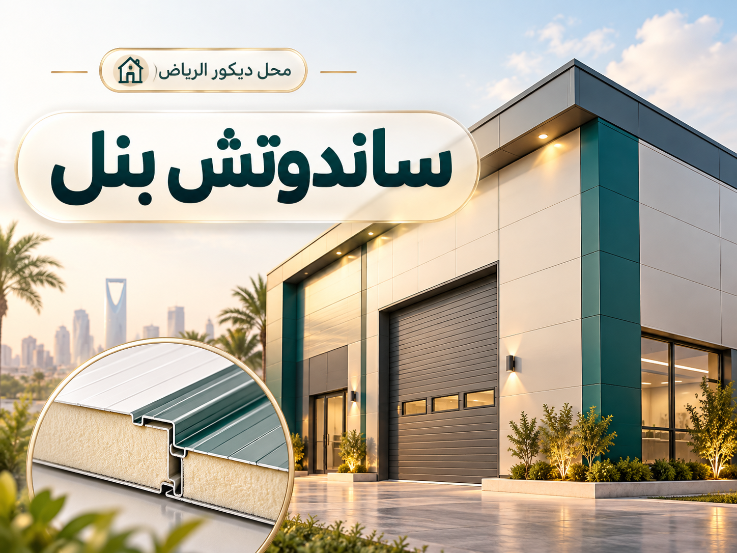 ساندوتش بنل في الرياض – تصميم احترافي لخدمات الديكور والتشطيبات
