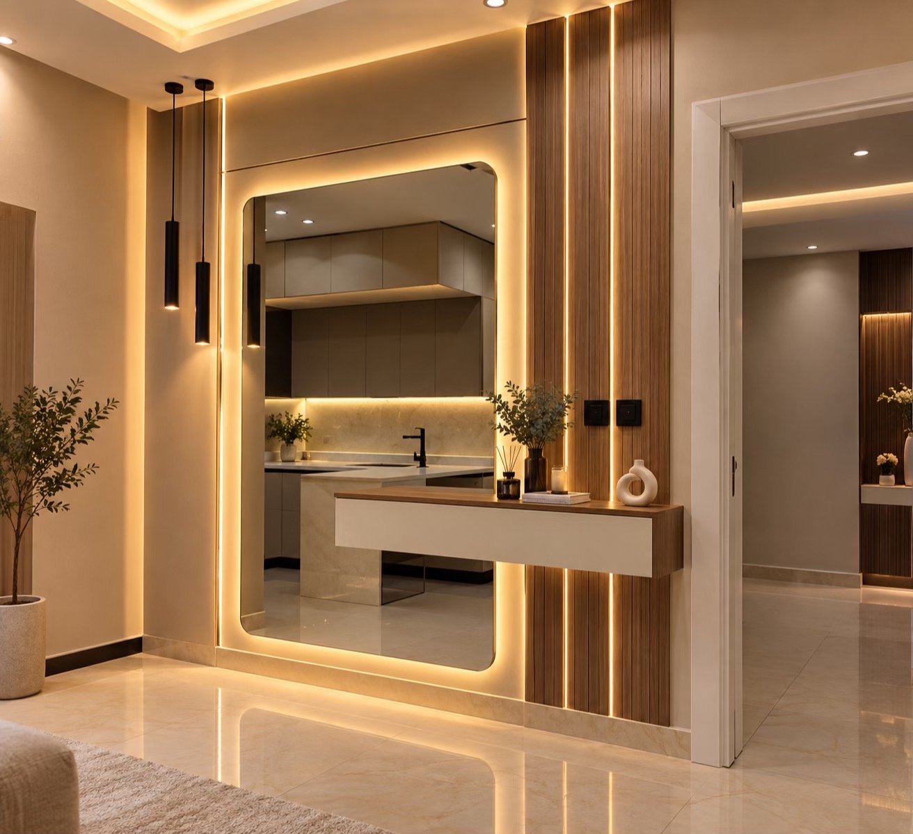 مرايا الرياض المرايا الديكورية في الرياض: ملامس التصميم